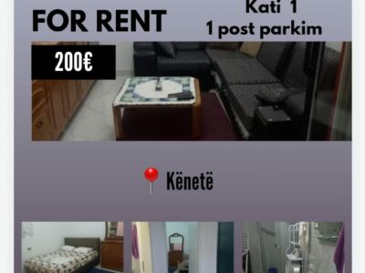 Annuncio Affitto - Monolocale a Zona Kënetë Durazzo - 200 € al mese