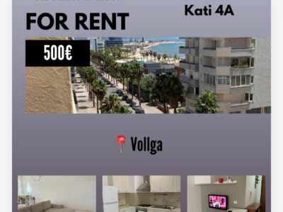 Annuncio Affitto - Monolocale a Zona Vollga Durazzo 500 € al mese