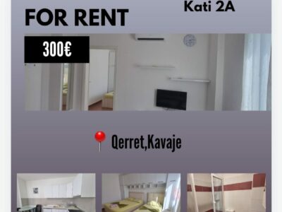 Annuncio Affitto - Monolocale a Qerret Kavaja 300 € al mese